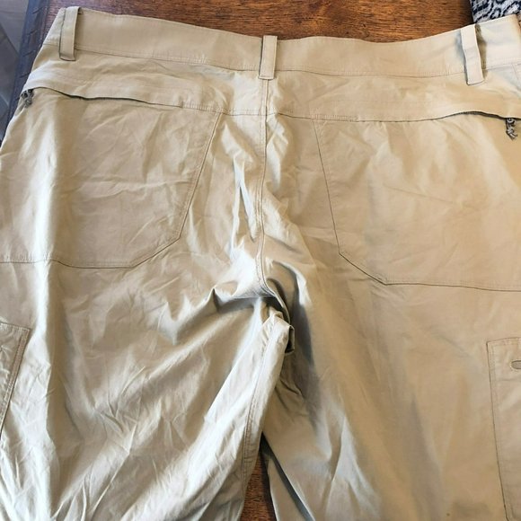 LL Bean No Fly Zone Insect Repellent Pants 40x29 Cargo Lightweight - Picture 6 of 9